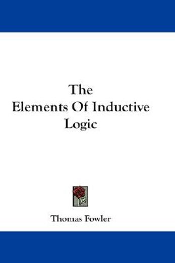 the elements of inductive logic (en Inglés)