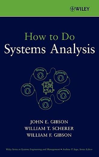 how to do systems analysis?