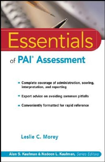 essentials of pai assessment (en Inglés)