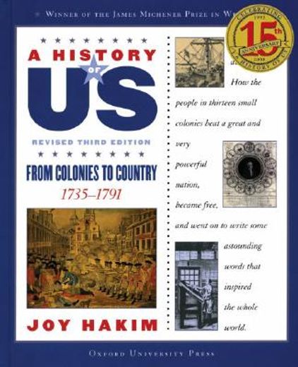 a history of u.s.,from colonies to country (en Inglés)