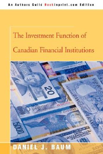 investment function of canadian financial institutions