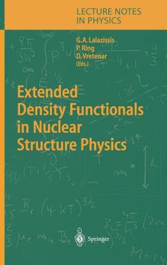extended density functionals in nuclear structure physics