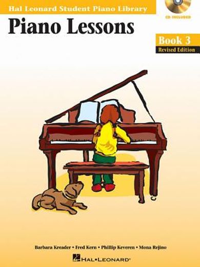 piano lessons book 3,hal leonard student piano library