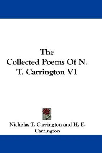 the collected poems of n. t. carrington