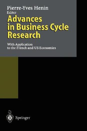 advances in business cycle research (en Inglés)