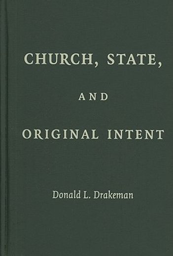 church, state, and original intent