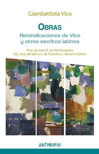Obras iv Reivindicaciones de Vico y Otros Escritos Latinos (in Spanish)