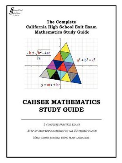 cahsee mathematics study guide