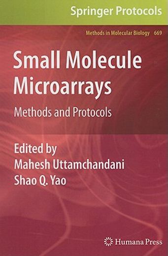 small molecule microarrays,methods and protocols