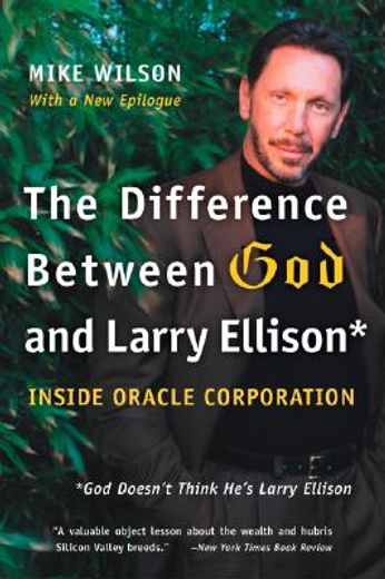 the difference between god and larry ellison (en Inglés)