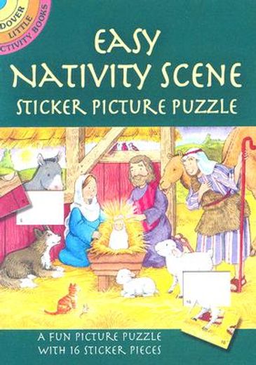 easy nativity scene sticker picture puzzle