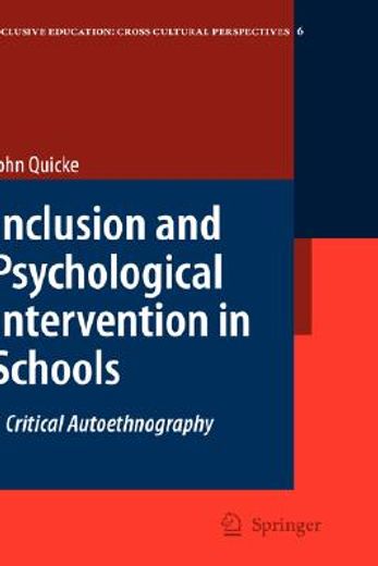 inclusion and psychological intervention in schools,a critical autoethnography