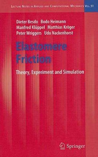 elastomere friction,theory, experiment and simulation