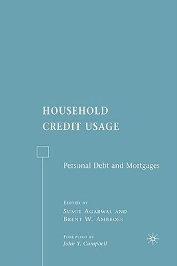 household credit usage,personal debt and mortgages