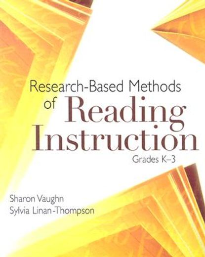 research-based methods of reading instruction,grades k-3 (en Inglés)