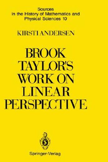brook taylor´s work on linear perspective