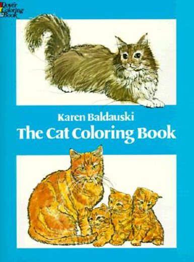 the cat coloring book (en Inglés)