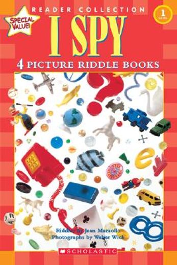 i spy,4 picture riddle books (en Inglés)