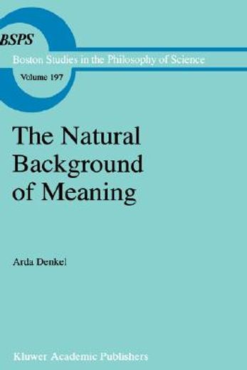 the natural background of meaning (en Inglés)