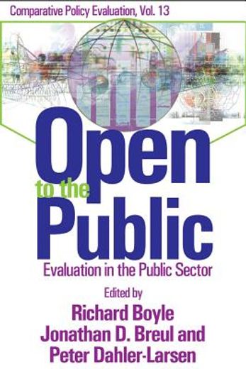 open to the public,evaluation in the public sector