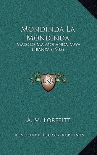 mondinda la mondinda: masolo ma mokanda mwa libanza (1903)