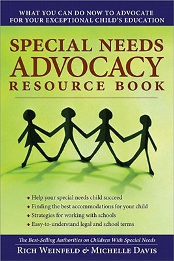 special needs advocacy resource book,what you can do now to advocate for your exceptional child´s education