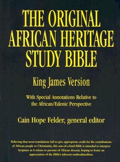 the original african heritage study bible,king james version