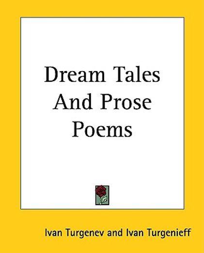 dream tales and prose poems
