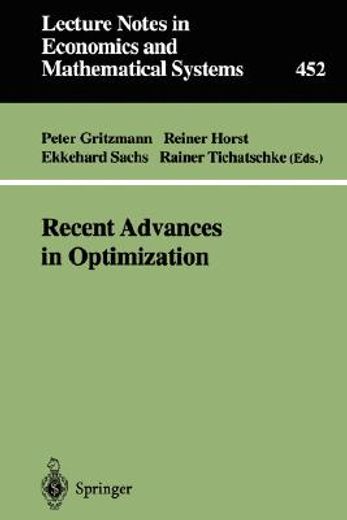 recent advances in optimization (in English)