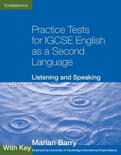 practice tests for igcse english as a second language,listening and speaking with key