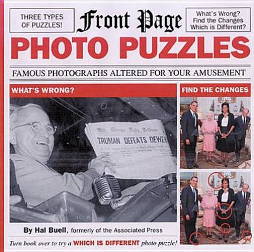 front page photo puzzles,famous photographs altered for your amusement
