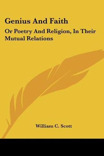 genius and faith: or poetry and religion