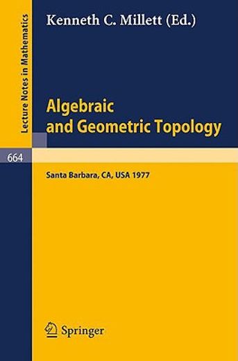 algebraic and geometric topology (en Inglés)