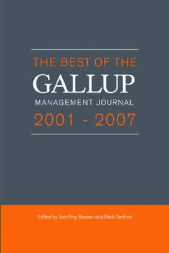 the best of the gallup management journal 2001-2007