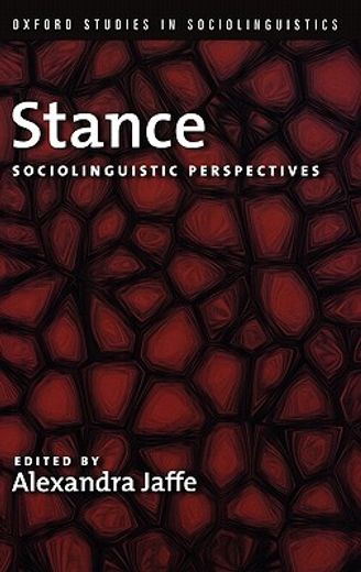 stance,sociolinguistic perspectives