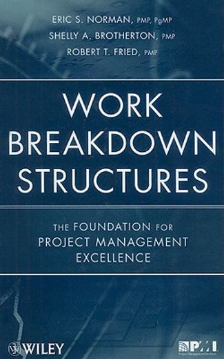 work breakdown structures,the foundation for project management excellence