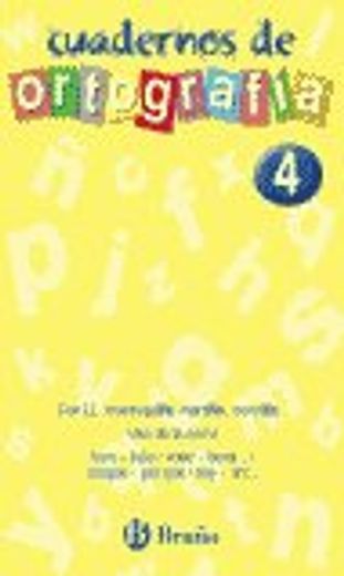 Cuaderno de Ortografía 4 (Castellano - Material Complementario - Cuadernos De Ortografía)