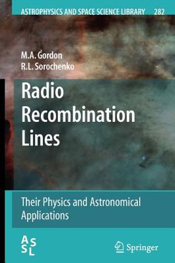radio recombination lines,their physics and astronomical applications