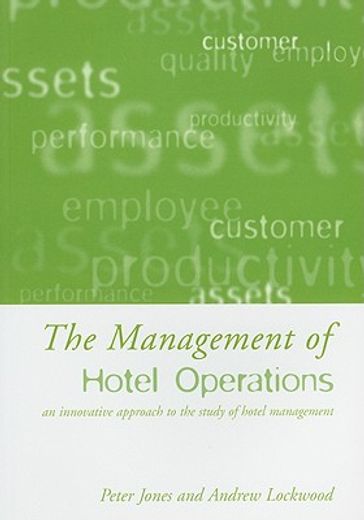 the management of hotel operations