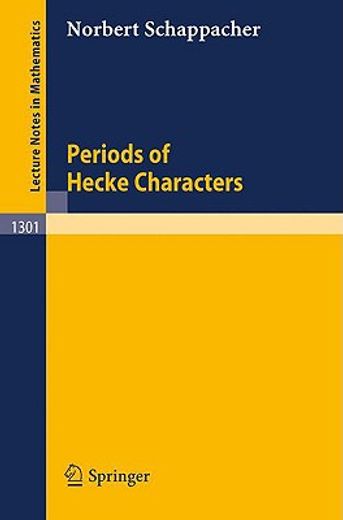 periods of hecke characters (in English)