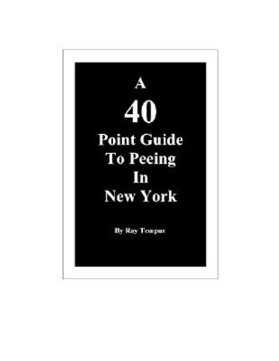 a 40 point guide to peeing in new york
