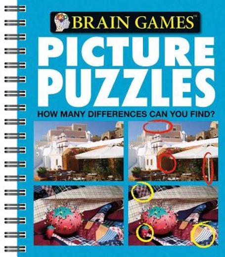 brain games picture puzzles (en Inglés)