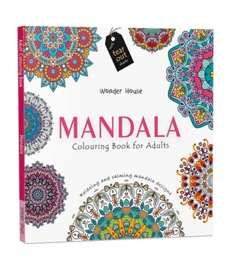 Mandala: Colouring Books for Adults with Tear Out Sheets (en Inglés)