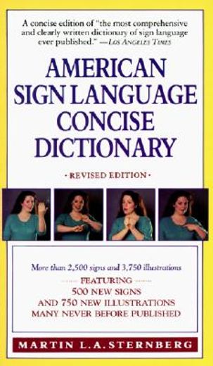 american sign language concise dictionary (en Inglés)