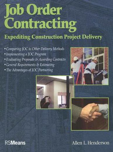 job order contracting,expediting construction project delivery