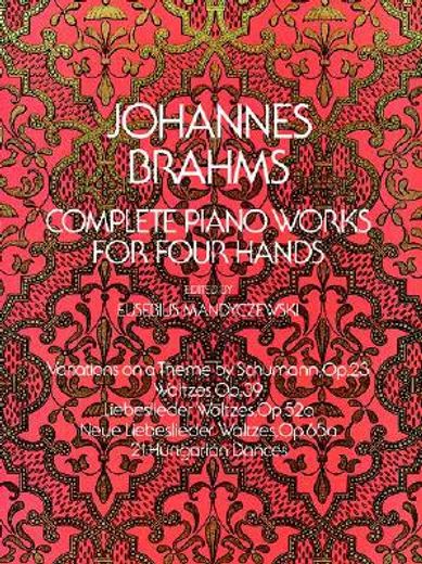 complete piano works four hands