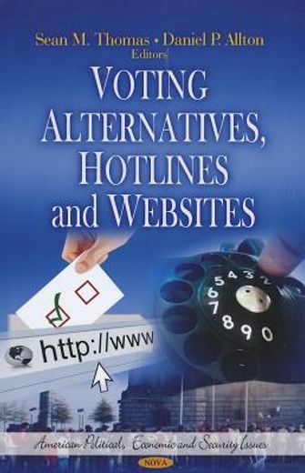 voting alternatives, hotlines and websites