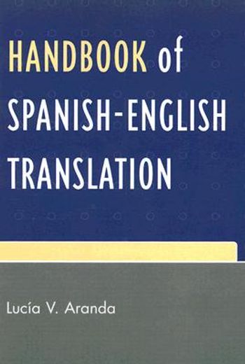 handbook of spanish-english translation