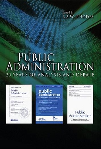 public administration,25 years of analysis and debate