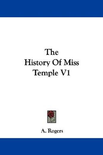 the history of miss temple v1